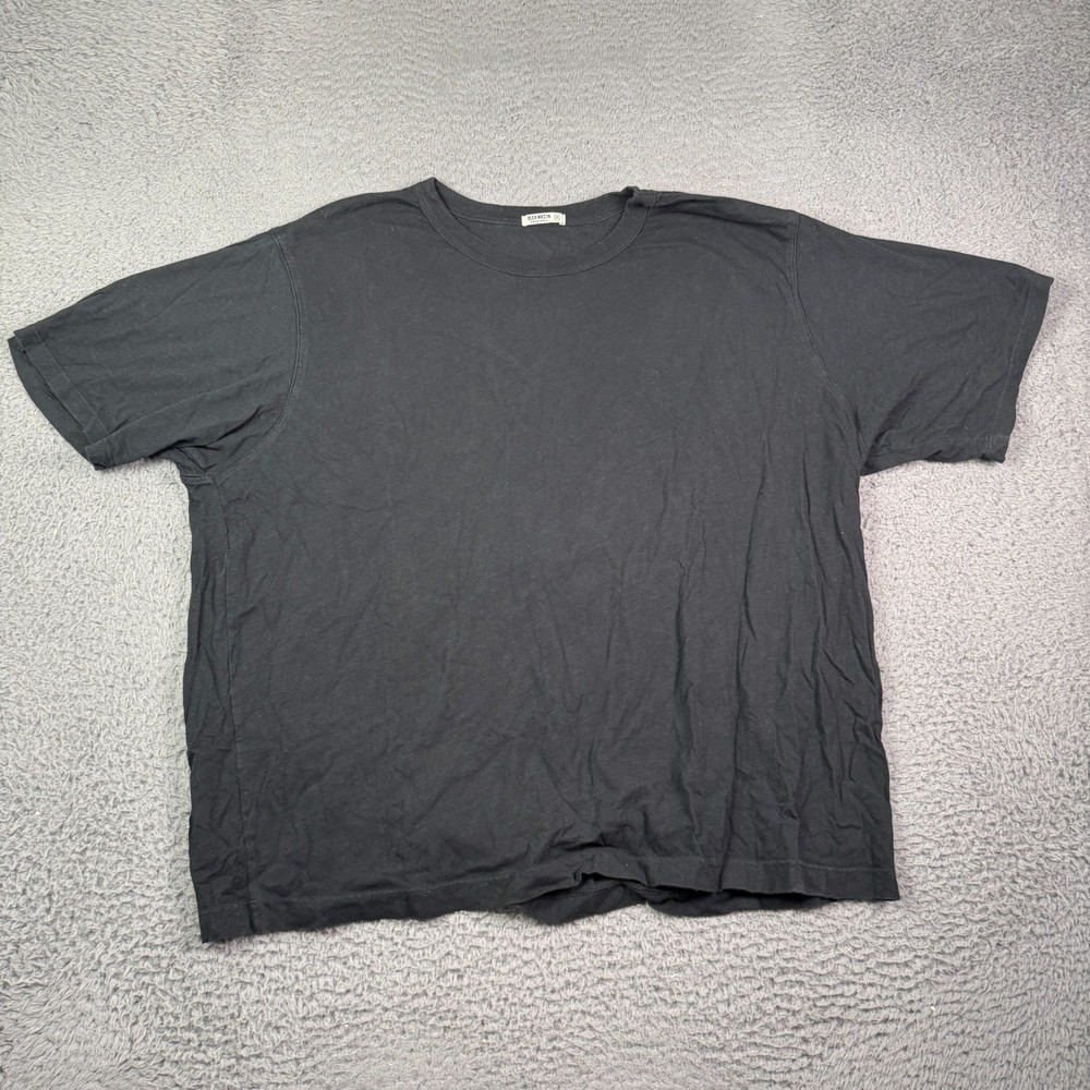 Buck Mason Cotton Heavy Boxy Tee Shirt Mens 2XL Black Short Sleeve Crewneck